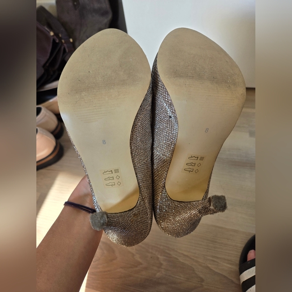 Gold Parler Pumps - Picture 3 of 3